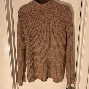 Ralph Lauren Tan Turtleneck Sweater Large